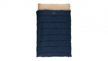 Outwell Contour Lux Deep Blue | Sleeping Bag | 220 x 145 cm | -22 to 12 °C | Both Side Zipper