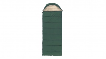 Outwell Camper Prime Green | Sleeping Bag | 235 x 90 cm | -15 to 5 °C | Right Zipper
