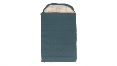 Outwell Camper Lux Double Blue | Sleeping Bag | 235 x 150 cm | -16 to 5 °C | Both Side Zipper