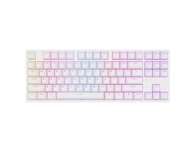 Genesis | THOR 404 TKL | Mechanical Gaming Keyboard | Wired | US | Gateron Yellow Pro | White | RGB
