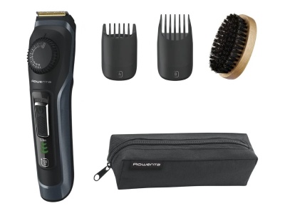 Rowenta Beard Trimmer | TN3804E0 Virtuo | Cordless | Number of length steps 39 | Black/Blue