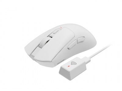 Genesis Gaming Mouse | Zircon 880 Pro 8k | Wireless | 2.4GHz, Bluetooth | White