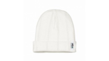 Lodger Beanie Pointelle bērnu cepurīte, Cream, 0-6 mēn.