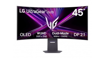 LG 45GX950A-B UltraGear™ 45" OLED WUHD Curved 5120x2160/21:9/0.03ms/275cd/m2/DisplayPort HDMI Headphone Out | LG