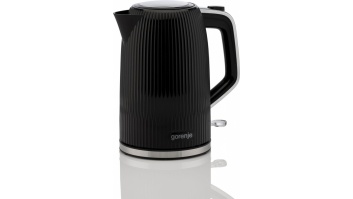 Gorenje K17DPB | Kettle | Electric | 1.7 L | 2200 W | Plastic/Stainless steel | 360° rotational base | Black