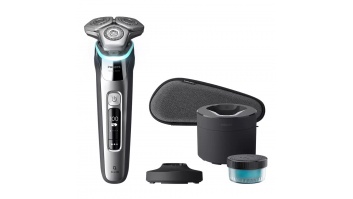 PHILIPS Shaver series 9000 Elektroskuveklis mitrai un sausai skūšanai ar SkinIQ,