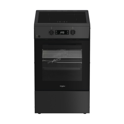 Whirlpool Cooker | W5I8LCSTA | Hob type Induction | Oven type Electric | Anthracite | Width 50 cm | Depth 60 cm | 60 L