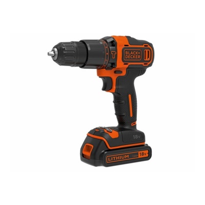Black&Decker 18v2G Hammer w 400mA ch in Kitbox 2 batt BDCHD18KB-QW | BLACK & DECKER