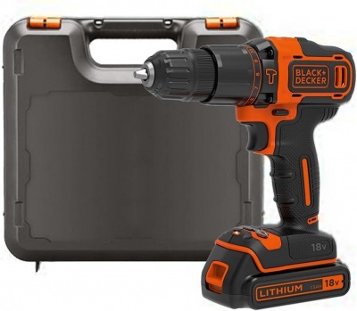 Black&Decker 18V 2G Hammer w 400mA ch in Kitbox BDCHD18K-QW | BLACK & DECKER