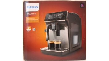 SALE OUT. | Philips Coffee Maker | EP3329/70 Series 3300 | Pump pressure 15 bar | Built-in milk frother | Fully Automatic | 1500 W | Black | DAMAGED PACKAGING