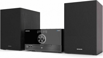 AIWA mikro mūzikas sistēma ar Bluetooth, melna
