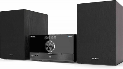 AIWA mikro mūzikas sistēma ar Bluetooth, melna