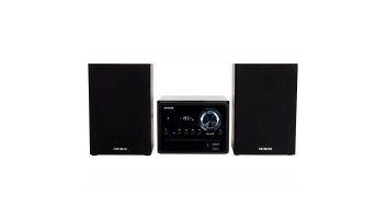 AIWA mikro mūzikas sistēma ar Bluetooth, melna