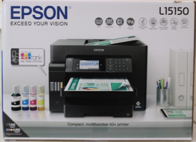 SALE OUT. Epson EcoTank L15150 Pint Scan Copy Fax | Epson | EcoTank L15150 | Inkjet | Colour | Multicunctional Printer | A3+ | Wi-Fi | Black | DAMAGED PACKAGING