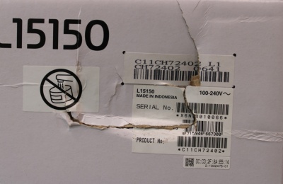 SALE OUT. Epson EcoTank L15150 Pint Scan Copy Fax | Epson | EcoTank L15150 | Inkjet | Colour | Multicunctional Printer | A3+ | Wi-Fi | Black | DAMAGED PACKAGING