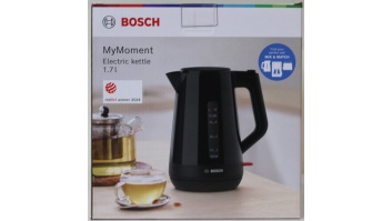 SALE OUT. | Bosch | Kettle | TWK1M123 | Electric | 2400 W | 1.7 L | Plastic | 360° rotational base | Black | DAMAGED PACKAGING