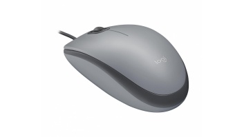 MOUSE USB OPTICAL M110 SILENT/MID GRAY 910-006760 LOGITECH
