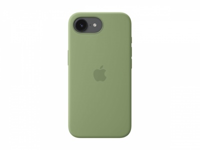 Apple iPhone 17e Silicone Case with MagSafe – Light Moss | Apple