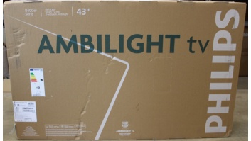 SALE OUT. Philips 43PUS8450/12 43" (108cm) 4K QLED Ambilight TV | Philips 4K QLED Ambilight TV | 43PUS8450/12 | 43 | Smart TV | TITAN OS | UHD | Black | DAMAGED PACKAGING