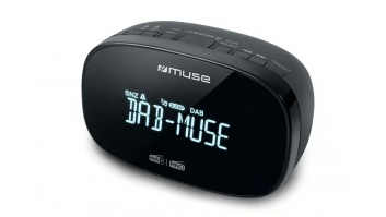 Muse | DAB+/FM Dual Alarm Clock Radio | M-150 CDB | Alarm function | AUX in | Black