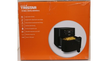 SALE OUT. Tristar FR-9060 Digital Airfryer, 6 L, Digital LED touchscreen, 1700 W, Black | Tristar Digital Airfryer | FR-9060 | Power 1700 W | Capacity 6 L | Black | Hot air technology | DAMAGED PACKAGING