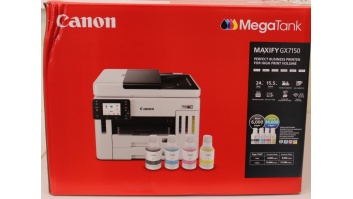 SALE OUT. Canon IJ MFP MAXIFY GX7150 EUR | Canon MAXIFY GX7150 | Multifunction printer | Ink-jet | Colour | A4 | Wi-Fi | White | DAMAGED PACKAGING