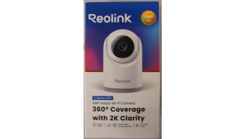 SALE OUT. Reolink E321 Smart Indoor Cam Wi-Fi PT, White | Reolink Camera | E Series E321 | 24 month(s) | Tabletop | 3 MP | 4mm/F2.0 | MicroSD up to 512GB | DAMAGED PACKAGING