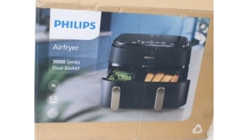 SALE OUT. Philips NA352/00 Airfryer, 2750 W, Pan volume 9 L, Charcoal Grey/Copper | Philips Airfryer | NA352/00 | Power 2750 W | Capacity 9 L | Rapid Air technology | Charcoal Grey/Copper | DAMAGED PACKAGING | 23 month(s)