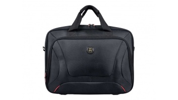 PORT DESIGNS | Courchevel | Fits up to size 15.6 " | Messenger - Briefcase | Shoulder strap | Black