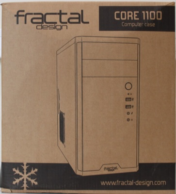 SALE OUT. Fractal Design Core 1100, Black | Fractal Design | CORE 1100 | Black | Micro ATX | DAMAGED PACKAGING, DENTED BODY