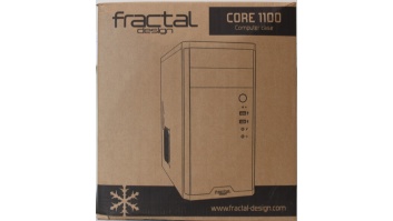 SALE OUT. Fractal Design Core 1100, Black | Fractal Design | CORE 1100 | Black | Micro ATX | DAMAGED PACKAGING, DENTED BODY