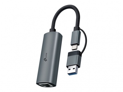 TP-LINK USB Type-C to 2.5 Gigabit Ethernet Network Adapter | UE310C | Ethernet LAN (RJ-45) ports 1 | MU-MiMO No | no PoE