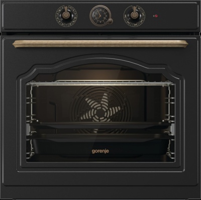 Gorenje | Oven | BOS67371CLB | 77 L | Multifunctional | EcoClean | Mechanical control | Steam function | Convection | Height 59.5 cm | Width 59.5 cm | Black