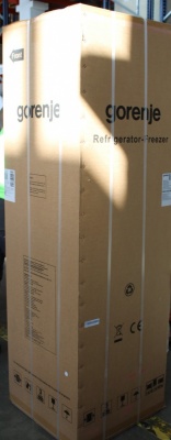 SALE OUT. Gorenje NRK418ECW4 Refrigerator, E, Free standing, Bottom freezer, Height 182 cm, Net Fridge 171 L, Net Freezer 85 L, White | Gorenje Refrigerator | NRK418ECW4 | Energy efficiency class E | Free standing | Combi | Height 182.4 cm | No Frost syst