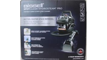 SALE OUT. Bissell SpotClean HydroSteam Pro | Bissell Portable Carpet and Upholstery Cleaner | SpotClean HydroSteam Pro | Corded operating | Washing function | 1000 W | Black | 24 month(s) | DAMAGED PACKAGING, USED AND SCRATCHED