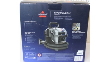 SALE OUT. Bissell SpotClean C9 Pro Portable Carpet & Upholstery Cleaner | Bissell | Portable Carpet and Upholstery Cleaner | SpotClean C9 Pro | Corded operating | Washing function | 400 W | 24 month(s) | ITEM USED AND DIRTY. MISSING: LIQUID, WHEELS
