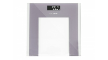 Cecotec Bathroom Scales | Surface Precision Healthy | Maximum weight (capacity) 180 | Grey/Transparent