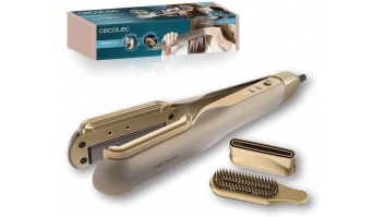 Cecotec Air Straightener | AirLisse 2in1 ForceDry Champagne | Ceramic heating system | Number of heating levels 4 | 1000 W | Beige