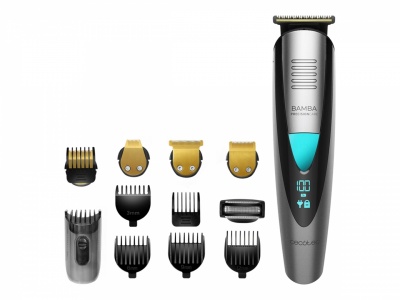 Cecotec Trimmer | PrecisionCare Pro 5-in-1 | Cordless | Wet & Dry | Number of length steps 13 | Black/Silver