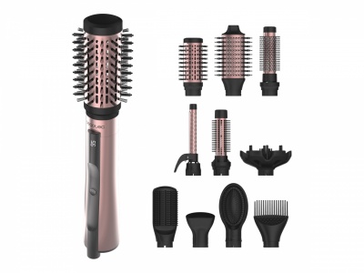 Cecotec Air Brush | CeramicCare 10in1 AirBrush | Ion conditioning | Number of heating levels 3 | 1200 W | Black/Pink