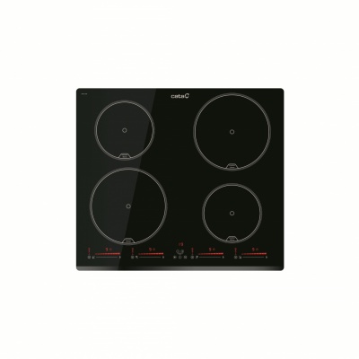 Cata INSB 6430 BK Hob, Induction, Width 59cm, 4 cooking zones, Touch control, Black | CATA