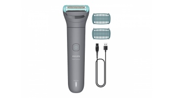 Philips Trimmer | BG3480/15 Series 3000 | Cordless | Wet & Dry | Number of length steps 3 | Grey