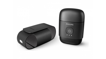 Philips Compact Shaver | S591/05 500 Series | Operating time (max) 40 min | Wet & Dry | Lithium Ion | Metallic Black