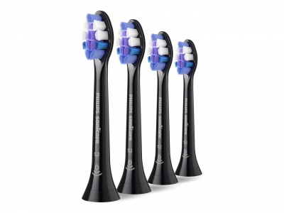 Philips HX6054/88 Sonicare Sensitive | Replacement brush heads | Heads | For adults | Number of brush heads included 4 | Black