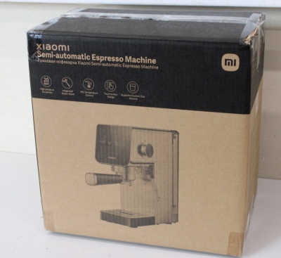 SALE OUT. Xiaomi Espresso Machine | Pump pressure 20 bar | Built-in milk frother | Semi-automatic | 1350 W | Silver/Black | UNPACKED, SCRATCHED ON CORPUS AND ACCESSORIES