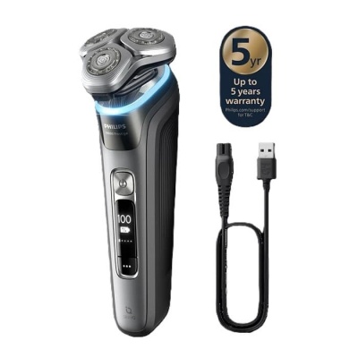 PHILIPS i9000 Prestige Ultra Elektroskuveklis mitrai/sausai skūšanai (lādējams), Tumšs šīferis