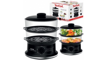 TEFAL | VC140135 Food Steamer | Black | 900 W | Number of baskets 2