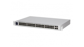 Ubiquiti | PRO 48 | 48-port, Layer 3 switch supporting 10G SFP+ connections with fanless cooling | Rack-mountable | L3