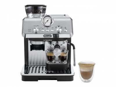 Delonghi Coffee machine | EC9155.MB | Pump pressure 15 bar | Built-in milk frother | Manual | Metal Black | 1400 W