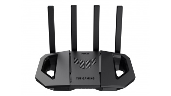 Asus | Dual-band Gaming Router | TUF-BE3600 | 802.11ax | 10/100/1000 Mbit/s | Ethernet LAN (RJ-45) ports 5 | Mesh Support Yes | MU-MiMO No | No mobile broadband | Antenna type External | 1x USB 3.2 Gen 1
